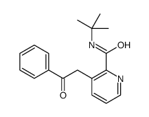 N-tert-butyl-3-phenacylpyridine-2-carboxamide Structure