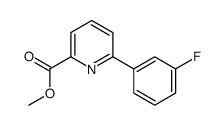 methyl 6-(3-fluorophenyl)pyridine-2-carboxylate Structure