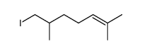 7-iodo-2,6-dimethyl-2-heptene Structure