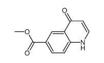 Methyl 4-hydroxyquinoline-6-carboxylate Structure