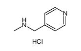 4-Pyridinemethanamine, N-methyl-, hydrochloride结构式