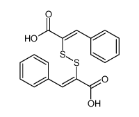 α,α'-disulfanediyl-di-cinnamic acid结构式