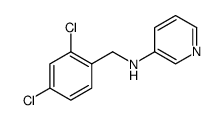 3-Pyridinamine, N-[(2,4-dichlorophenyl)methyl] Structure