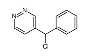 4-[chloro(phenyl)methyl]pyridazine Structure