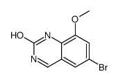 6-bromo-8-methoxy-1H-quinazolin-2-one结构式