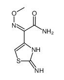 2-(2-amino-1,3-thiazol-4-yl)-2-methoxyiminoacetamide结构式