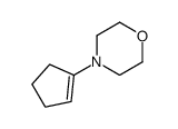 4-(cyclopenten-1-yl)morpholine Structure