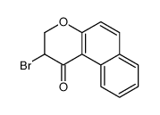 2-bromo-2,3-dihydrobenzo[f]chromen-1-one Structure