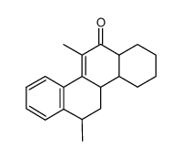 2-Oxo-1,8-dimethyl-2,3,4,5,6,7,8,15,17,18-decahydrochrysen Structure