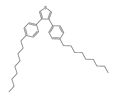 3,4-di(4-n-nonylphenyl)thiophene Structure