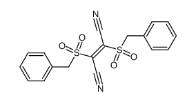 1,2-Bis-(benzylsulfonyl)-1,2-dicyan-ethen Structure