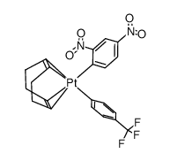 (1,2,5,6-η4-cyclooctadiene)(2,4-dinitrophenyl){4-(trifluoromethyl)phenyl}platinum(II)结构式