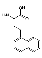 2-amino-4-naphthalen-1-ylbutanoic acid结构式