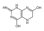 4,7(3H,6H)-Pteridinedione,2-amino-5,8-dihydro-(7CI,8CI,9CI) Structure