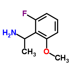 1-(2-氟-6-甲氧基苯基)-1-乙胺结构式