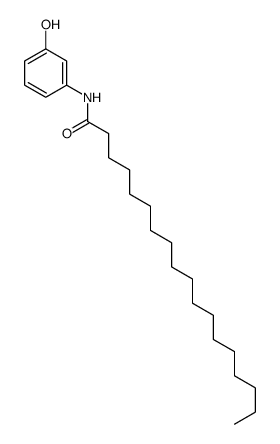 N-(3-hydroxyphenyl)octadecanamide结构式