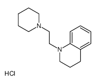 1-(2-piperidin-1-ylethyl)-3,4-dihydro-2H-quinoline,hydrochloride Structure