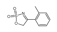 4-(2-methylphenyl)-5H-[1,2,3]oxathiazole 2,2-dioxide结构式