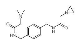 1-Aziridineacetamide,N,N'-[1,4-phenylenebis(methylene)]bis- (9CI)结构式