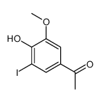 1-(4-hydroxy-3-iodo-5-methoxyphenyl)ethanone结构式