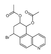 (10-acetyloxy-7-bromo-7,8,9,10-tetrahydrobenzo[f]quinolin-9-yl) acetate结构式