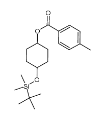 4-(tert-butyldimethylsilyloxy)cyclohexyl 4-methylbenzoate Structure