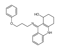 9-(3-phenoxypropylamino)-1,2,3,4-tetrahydroacridin-1-ol结构式