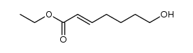 ethyl cis/trans-7-hydroxy-2-heptenoate Structure