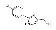 2-(4-氯苯基)-1H-咪唑-5-甲醇结构式