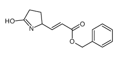 benzyl 3-(5-oxopyrrolidin-2-yl)prop-2-enoate Structure