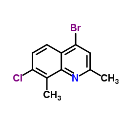 4-Bromo-7-chloro-2,8-dimethylquinoline picture