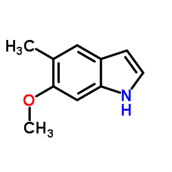 6-Methoxy-5-methyl-1H-indole Structure