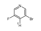 bromo-3 deuetrio-4 fluoro-5 pyridine结构式