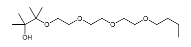 3-[2-[2-(2-butoxyethoxy)ethoxy]ethoxy]-2,3-dimethylbutan-2-ol结构式