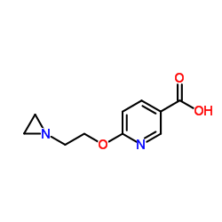 6-(2-aziridin-1-ylethoxy)nicotinic acid结构式