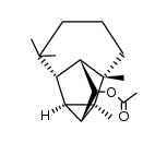11-acetoxylongicyclene结构式