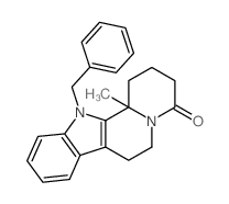 12-BENZYL-12B-METHYL-1,2,3,6,7,12B-HEXAHYDROINDOLO[2,3-A]QUINOLIZIN-4(12H)-ONE Structure