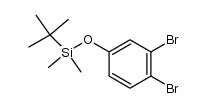tert-butyl(3,4-dibromophenoxy)dimethylsilane Structure
