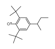 4-sec-Butyl-2,6-di-tert-butyl-phenoxyl结构式