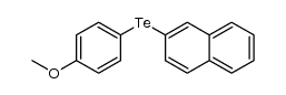 1-methoxy-4-[2]naphthyltellanyl-benzene结构式