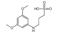 3-(3,5-dimethoxyanilino)propane-1-sulfonic acid结构式