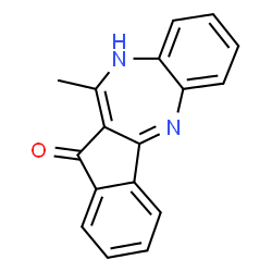 11-METHYLBENZO[B]INDENO[3,2-E]1H-1,4-DIAZEPIN-12-ONE Structure