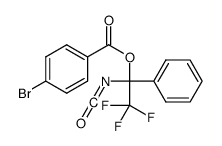 (2,2,2-trifluoro-1-isocyanato-1-phenylethyl) 4-bromobenzoate Structure