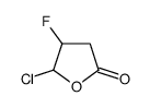 5-chloro-4-fluorooxolan-2-one结构式