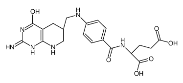 5-deaza-5,6,7,8-tetrahydrofolic acid结构式