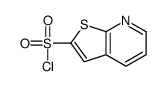 thieno[2,3-b]pyridine-2-sulfonyl chloride结构式