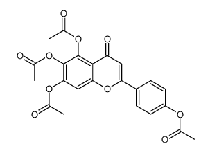 4',5,6,7-Tetrahydroxyflavone tetraacetate picture