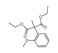 diethyl α-[1-(2-methoxyphenyl)]-α-methylmalonate结构式