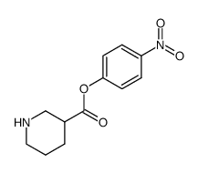 4-nitrophenyl piperidine-3-carboxylate结构式