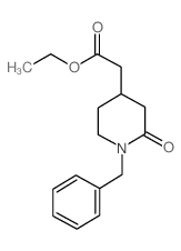 Ethyl 2-(1-benzyl-2-oxo-Piperidin-4-yl)-acetate Structure